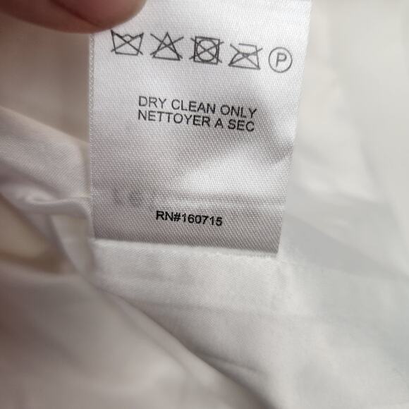 Retrofete Ilaria Blazer Dress White Size Large Bridal Wedding NWT Double Breast - Picture 13 of 15